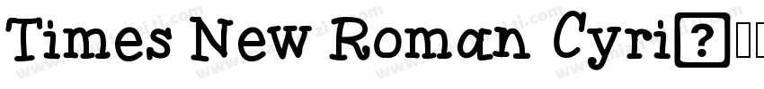 Times New Roman Cyri字体转换